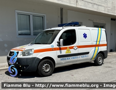 Fiat Doblò Maxi II serie 
Misericordia di L’Aquila 
Ambulanza 
Allestimento Mariani Fratelli 
Parole chiave: Fiat Doblò_Maxi_IIserie Ambulanza