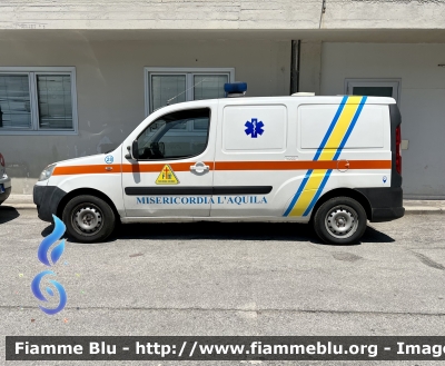 Fiat Doblò Maxi II serie 
Misericordia di L’Aquila 
Ambulanza 
Allestimento Mariani Fratelli 
Parole chiave: Fiat Doblò_Maxi_IIserie Ambulanza