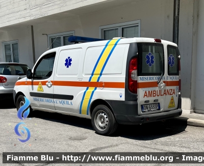 Fiat Doblò Maxi II serie 
Misericordia di L’Aquila 
Ambulanza 
Allestimento Mariani Fratelli 
Parole chiave: Fiat Doblò_Maxi_IIserie Ambulanza