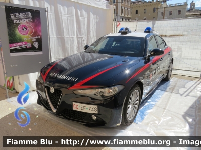 Alfa Romeo Nuova Giulia
Carabinieri
Nucleo Operativo Radiomobile
Allestimento FCA
CC EF 748
Parole chiave: Alfa Romeo_Nuova_Giulia CCEF748