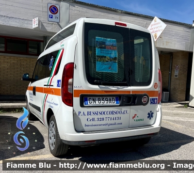 Fiat Dobló XL IV serie 
Pubblica Assistenza Bussi Soccorso 
Allestimento Maf 
Parole chiave: Fiat Dobló_XL_IVserie