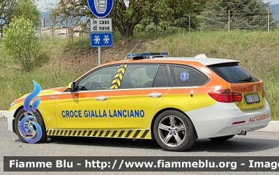 BMW 318 Touring F31 restyle 
Croce Gialla Lanciano 
Automedica 
Allestimento Orion 
Parole chiave: BMW 318_Touring_F31_Restyle Automedica