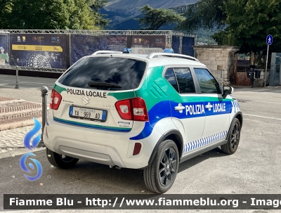 Suzuki Ignis III serie 
Polizia Locale 
Comune di L’Aquila 
Allestimento Totani 
POLIZIA LOCALE YA 969 AD 
Parole chiave: Suzuki Ignis_IIIserie POLIZIALOCALEYA969AD