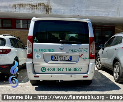 Fiat Scudo IV serie 
Pubblica Assistenza Croce Verde Avezzano Soccorso 
Parole chiave: Fiat Scudo_IVserie