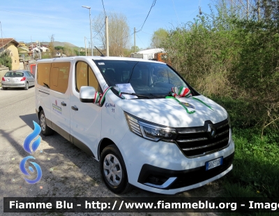 Renault Trafic IV serie 
Protezione Civile
NOVPC Tagliacozzo (AQ)
Cod. Automezzo 11
Parole chiave: Reneult Trafic_IVserie