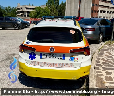 Fiat Nuova Tipo Wagon 
ASL di Pescara 
118 Abruzzo Soccorso 
Automedica 
Allestimento Orion 
Cod.Automezzo PE-30
Parole chiave: Fiat Nuova_Tipo_Wagon Automedica