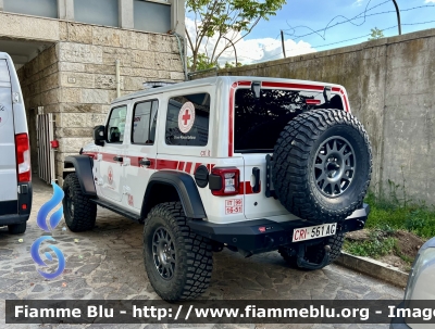 Jeep Wrangler IV serie Unlimited 
Croce Rossa Italiana 
C.O.E. Avezzano 
Allestimento Acerni Custom Engineering 
CRI 561 AG

Parole chiave: Jeep Wrangler_IVserie_Unlimited CRI561AG