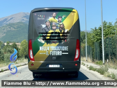 Scania Irizar I6 13.35 Integral 
Guardia di Finanza 
GdiF 315 BR 
(Fornitura di 8 esemplari)
Particolare rappresentazione grafica 250 anni della fondazione del corpo 
Parole chiave: Scania Irizar_I6_13.35_Integral GDIF315BR