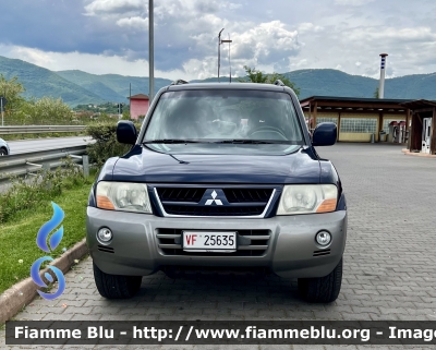 Mitsubishi Pajero Lwb III serie
Vigili del Fuoco 
Direzione Regionale Abruzzo 
VF 25635
Parole chiave: Mitsubishi Pajero_Lwb_IIIserie VF25635