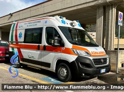 Fiat Ducato X290
ASD SAM L’aquila Soccorso 
Protezione Civile 
Allestimento Orion 
Parole chiave: Fiat Ducato_X290 Ambulanza