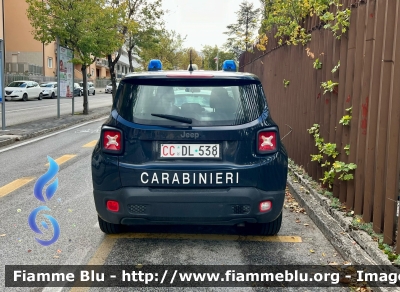 Jeep Renegade 
Carabinieri 
CC DL 538
Parole chiave: Jeep Renegade CCDL538