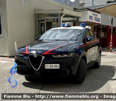 Alfa Romeo Tonale
Carabinieri 
Nucleo Operativo Radiomobile 
Allestimento FCA
CC EN 864
Parole chiave: Alfa-Romeo Tonale CCEN864