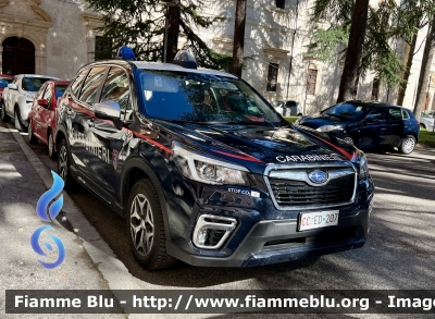 Subaru Forester E-Boxer 
Carabinieri 
Comando Carabinieri Unità per la Tutela Forestale Ambientale ed Agroalimentare 
Allestimento Cita Seconda 
CC ED 207
Parole chiave: Subaru Forester_e-Boxer CCED207