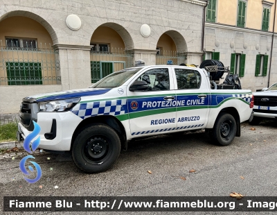 Toyota Hilux IX serie
Protezione Civile 
Regione Abruzzo 
Allestimento Tekne 
Cod.Automezzo 116
Parole chiave: Toyota Hilux_IXserie