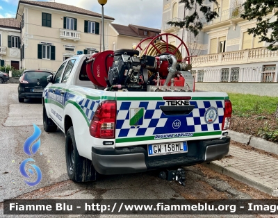 Toyota Hilux IX serie 
Protezione Civile 
Regione Abruzzo 
Allestimento Tekne 
Modulo Aib Divitec 
Cod.Automezzo 122
Parole chiave: Toyota Hilux_IXserie