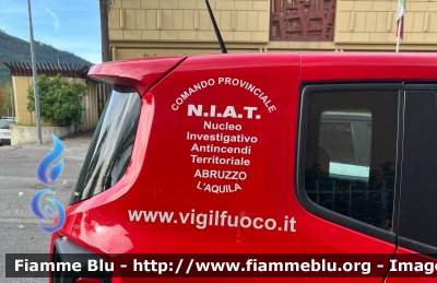 Jeep Renegade 
Vigili del Fuoco 
Comando Provinciale Di L’Aquila 
Nucleo Investigativo Antincendi Territoriale Abruzzo 
VF 29119
Parole chiave: Jeep Renegade VF 29119