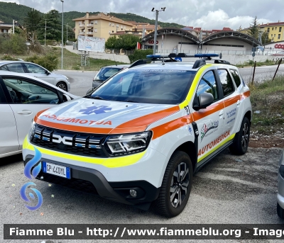 Dacia Duster II serie 
Protezione Civile 
Valtrigno (CH)
Automedica 
Allestimento Mariani Fratelli 
Cod.Automezzo 27
Parole chiave: Dacia Duster_IIserie Automedica