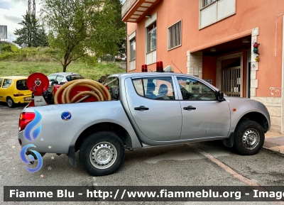 Mitsubishi L200 IV serie 
Protezione Civile 
Regione Abruzzo
Assegnato Temporaneamente alla Protezione Civile L’Aquila 2009
Cod.Automezzo 39
Parole chiave: Mitsubishi L200_IVserie