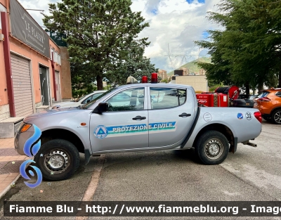 Mitsubishi L200 IV serie 
Protezione Civile 
Regione Abruzzo
Assegnato Temporaneamente alla Protezione Civile L’Aquila 2009
Cod.Automezzo 39
Parole chiave: Mitsubishi L200_IVserie