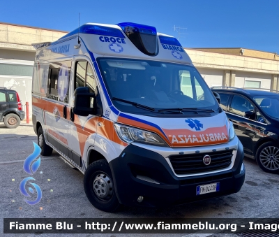 Fiat Ducato X290
Pubblica Assistenza Croce Bianca L’Aquila 
Allestimento Orion 
Automezzo 33
Parole chiave: Fiat Ducato_X290 Ambulanza