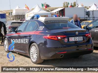 Alfa Romeo nuova Giulia
Carabinieri
Nucleo Operativo Radiomobile
Allestimento FCA
CC EG 036
Parole chiave: Alfa-Romeo nuova_Giulia CCEG036