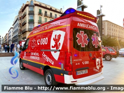 Mercedes-Benz Sprinter III serie restyle
España - Spagna
Bomberos Zaragoza
Parole chiave: Ambulanza Ambulance