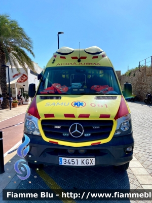 Mercedes-Benz Sprinter III serie restyle
España - Spain - Spagna
Comunitat Autònoma de les Illes Balears - GOIB conselleria general salud
Parole chiave: Ambulanza Ambulance