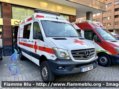 Mercedes-Benz Sprinter III serie restyle
España - Spagna
Cruz Roja Madrid
Parole chiave: Ambulance Ambulanza