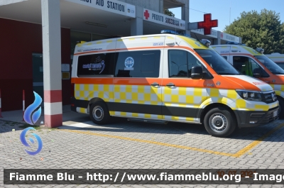 Volkswagen Crafter II serie
Cooperativa sociale Castel Monte Onlus
Ambulanza convenzionata
SUEM 118 Venezia Emergenza
Punto di Primo Intervento Bibione (VE)
Allestimento Class by Oroin
"GOLF01 - 655"
Parole chiave: Volkswagen_Crafter_II_serie