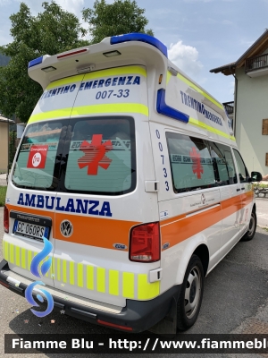 Volkswagen Transporter T6.1
A.P.S.S. Trento
118 Trentino Emergenza
Allestimento EDM Forlì
007-33
Postazione di Pellizzano
Parole chiave: Volkswagen Transporter_T6.1 Ambulanza