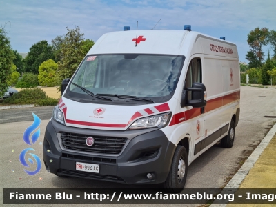 Fiat Ducato X290
Croce Rossa Italiana
C.O.N.E.
Centro Operativo Nazionale Emergenze
Unità Logistica
CRI 994 AG
