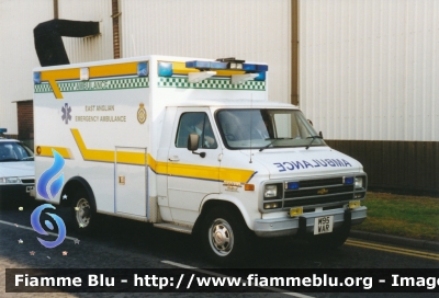 Chevrolet Chevyvan
Great Britain - Gran Bretagna
East Anglian Ambulance Service
Parole chiave: Ambulance Ambulanza