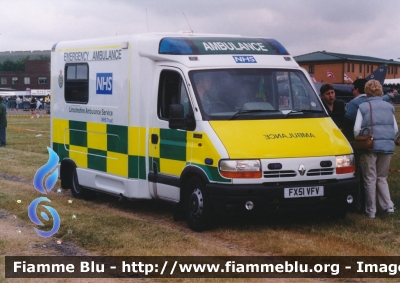 Renault Master II serie
Great Britain - Gran Bretagna
Lincolnshire Ambulance Service
