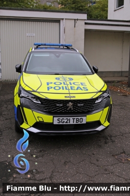 Peugeot 3008
Great Britain - Gran Bretagna
Police Service of Scotland - Poileas Alba
