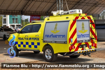 Toyota Hilux Revo
Toyota Hilux Revo
ราชอาณาจักรไทย - Thailand - Tailandia
กองทัพอากาศไทย - Royal Thai Air Force - Aereonautica Militare Thailandese 
Directorate of Civil Engineering
