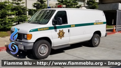 Ford E-350
United States of America-Stati Uniti d'America
San Francisco CA Sheriff
