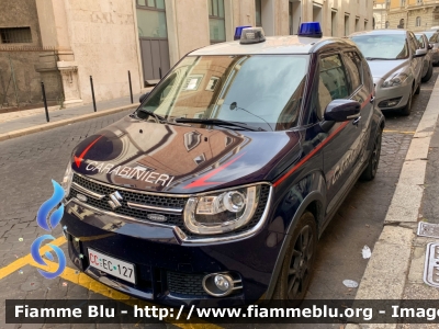 Suzuki Ignis III serie
Carabinieri
Comando Carabinieri Unità per la tutela Forestale, Ambientale e Agroalimentare
Allestimento Elevox
CC EC 127
Parole chiave: Suzuki Ignis_IIIserie CCEC127