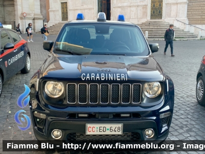 Jeep Renegade restyle
Carabinieri
Allestimento FCA
CC ED 648
Parole chiave: Jeep Renegade_restyle CCED648