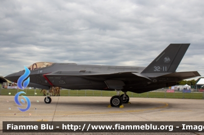 Lockheed Martin F-35A Lightning II
Aeronautica Militare Italiana
32° Stormo
32-11 
Parole chiave: Lockheed-Martin F-35A_Lightning_II 32-11