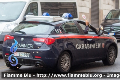 Alfa Romeo Nuova Giulietta restyle
Carabinieri
Nucleo Radiomobile
Allestimento FCA
Decorazione Grafica Artlantis
CC EC 998
Parole chiave: Alfa-Romeo Nuova_Giulietta_restyle CCEC998