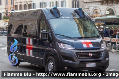 Fiat Ducato Maxi X290
Carabinieri
Reggimento Corazzieri
Ambulanza Allestimento Orion
CC EA 130
Parole chiave: Fiat Ducato_Maxi_X290 CCEA130