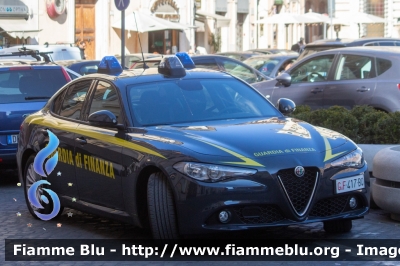 Alfa Romeo Nuova Giulia
Guardia di Finanza
Allestimento FCA
GdiF 417 BQ
Parole chiave: Alfa-Romeo Nuova_Giulia GdiF417BQ