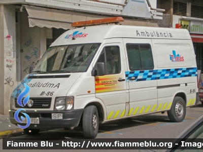 Volkswagen LT II serie
España - Spagna
Ambulàncies Tomás
Parole chiave: Ambulanza Ambulance