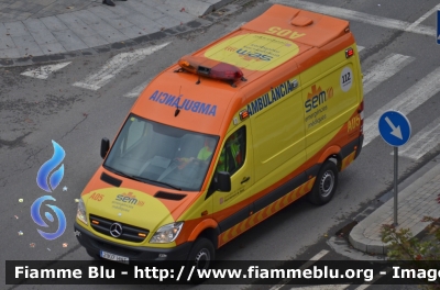 Mercedes-Benz Sprinter III serie
España - Spagna
SEM Sistema de Emergencias Médicas
Parole chiave: Ambulance Ambulanza