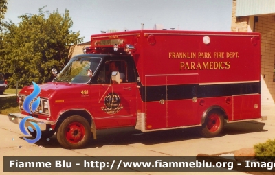 Ford Ecoline
United States of America - Stati Uniti d'America
Franklin Park IL Fire Department
Parole chiave: Ambulanza Ambulance