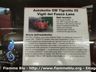 OM Tigrotto
Vigili del Fuoco
Unione Distrettuale Merano - Bezirksverband Meran
Corpo Volontario di Lana - Freiwillige Feuerwehr Lana (BZ)
Parole chiave: OM Tigrotto