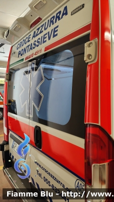 Fiat Ducato X290
Società di Mutuo Soccorso Croce Azzurra Pontassieve (FI)
Allestito Maf
Parole chiave: Fiat Ducato_X290 AMBULANZA