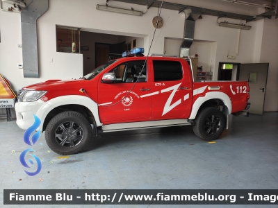 Toyota Hilux IV serie
Vigili del Fuoco
Unione Distrettuale Merano - Bezirksverband Meran
Corpo Volontario di Lana - Freiwillige Feuerwehr Lana (BZ)
VF FW 3AK
Parole chiave: Toyota Hilux_IVserie VFFW2AK