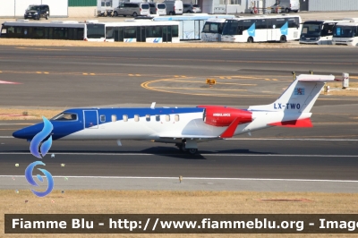 Learjet 45XR
Grand-Duché de Luxembourg - Großherzogtum Luxemburg - Grousherzogdem Lëtzebuerg - Lussemburgo
Luxemburg Air Rescue
LX-TWO
