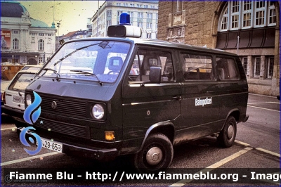 Volkswagen Transporter T3
Bundesrepublik Deutschland - Germania
Bundesgrenzschutz - Guardia di Confine
BahnPolizei
